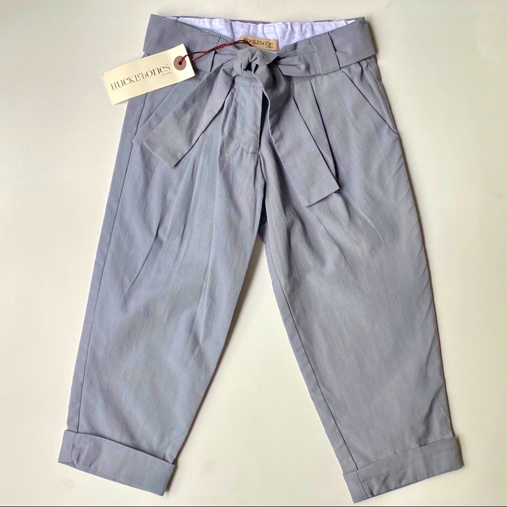 NEW Hucklebones London Boutique Girl Grey Pants 2T